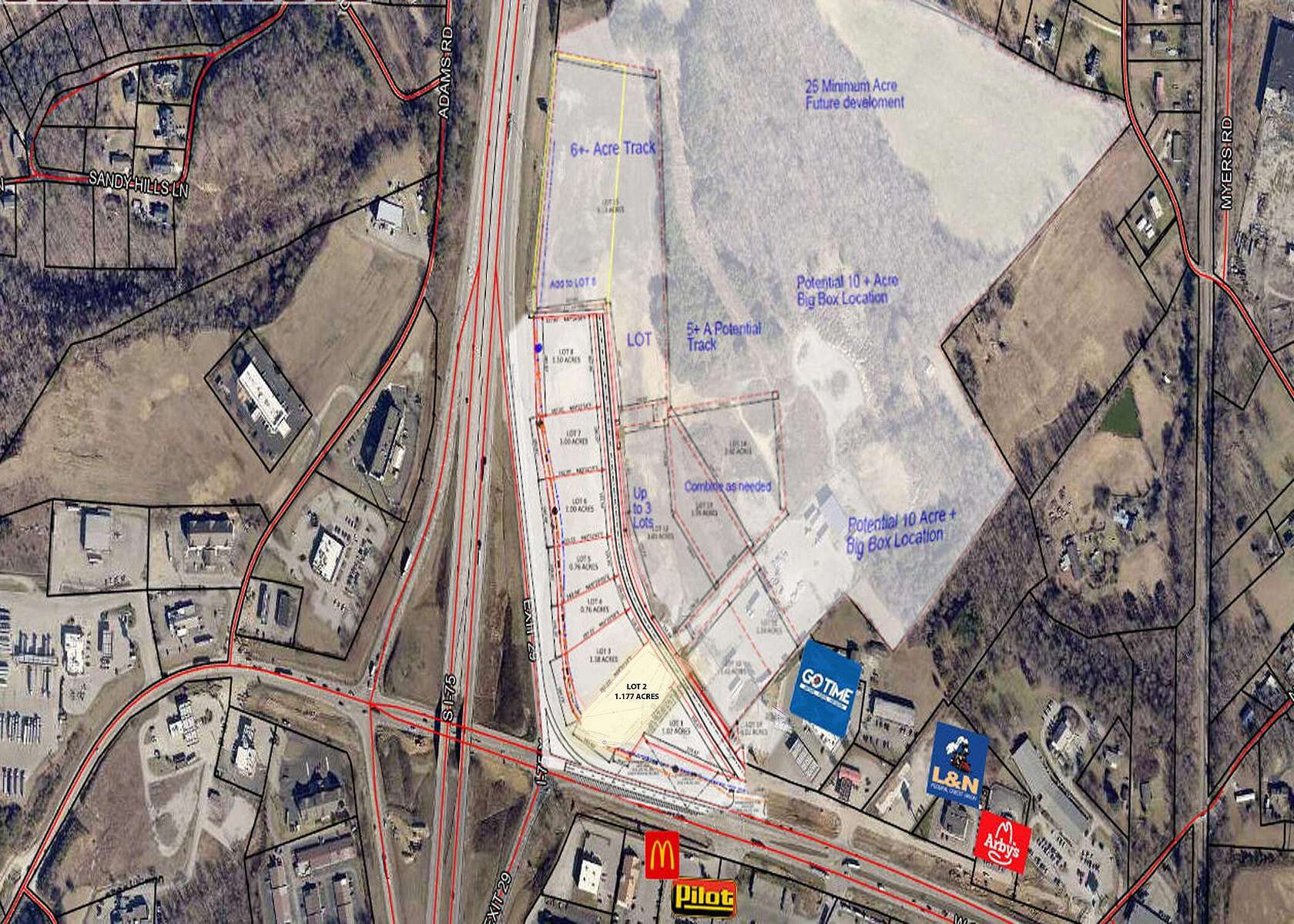 1.18 Acres of Commercial Land for Sale in Corbin, Kentucky