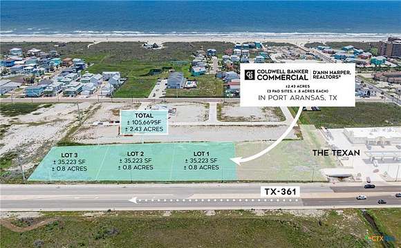 2.4 Acres of Mixed-Use Land for Lease in Port Aransas, Texas