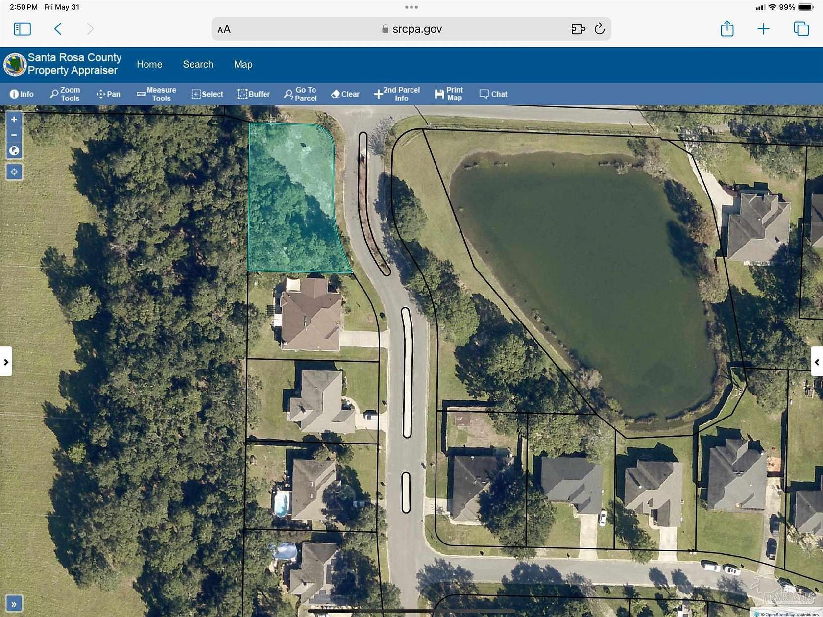 0.31 Acres of Residential Land for Sale in Milton, Florida