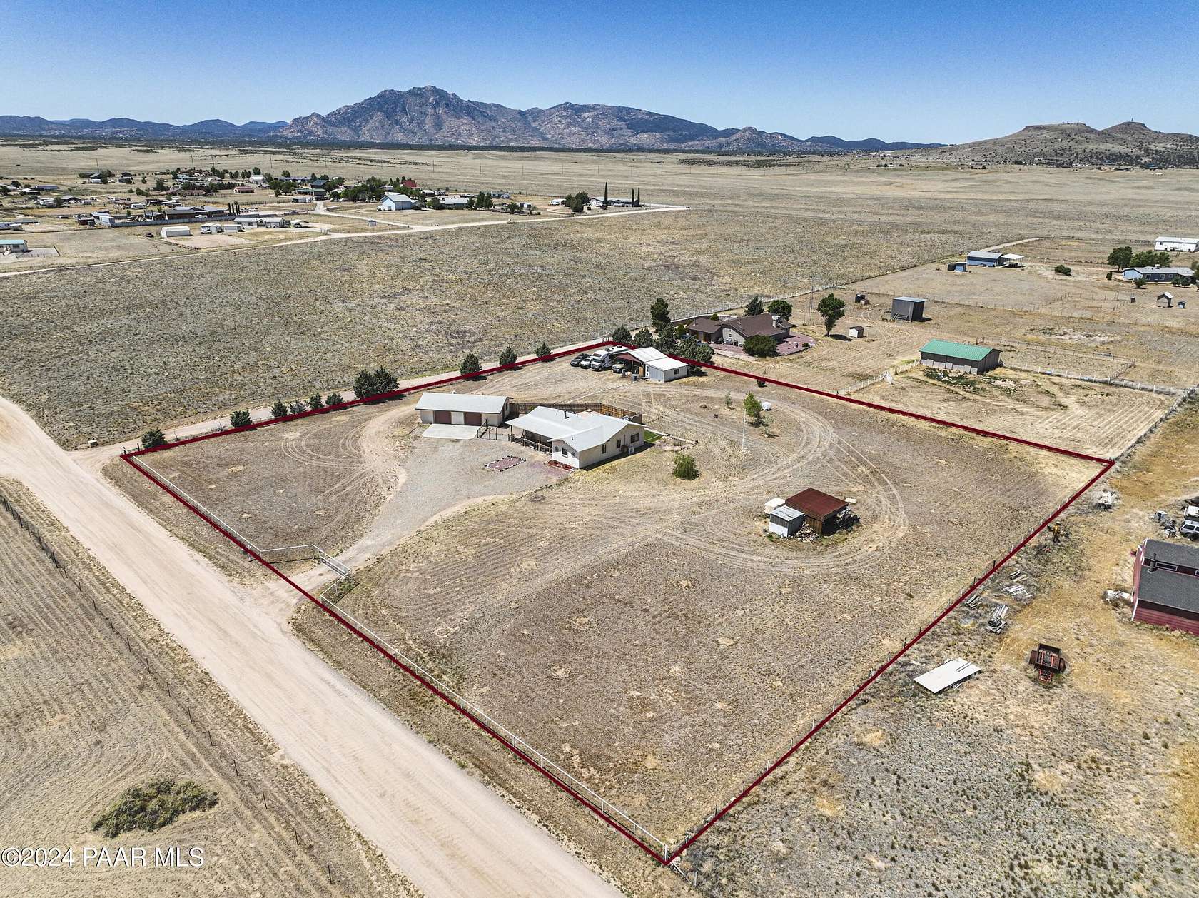 2.7 Acres of Residential Land with Home for Sale in Chino Valley, Arizona