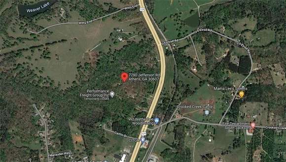 8 Acres of Residential Land with Home for Sale in Athens, Georgia