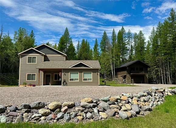 2.5 Acres of Residential Land with Home for Sale in Bigfork, Montana