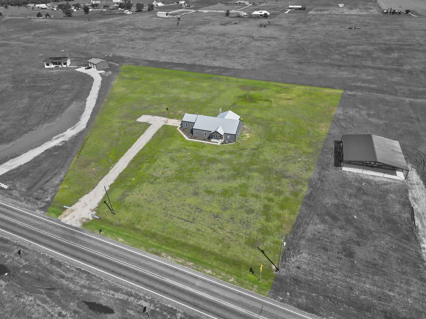 3.39 Acres of Land with Home for Sale in Waxahachie, Texas