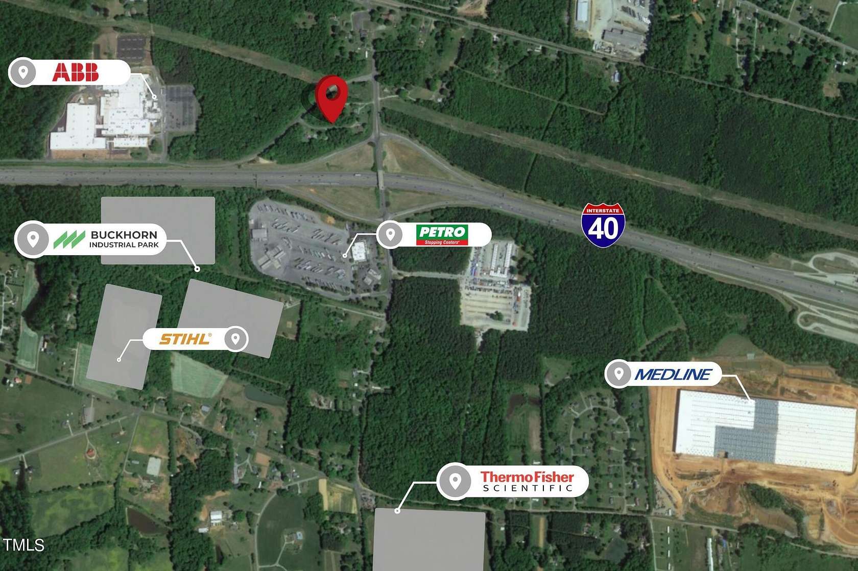 3.61 Acres of Land for Sale in Mebane, North Carolina