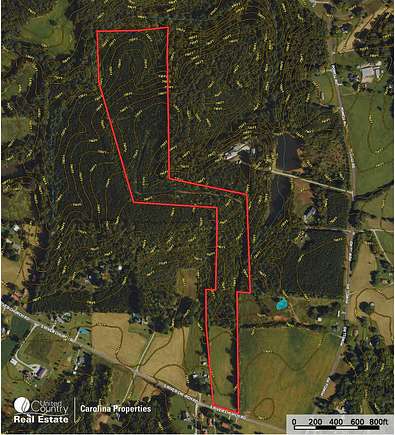 37 Acres of Land for Sale in Woodleaf, North Carolina