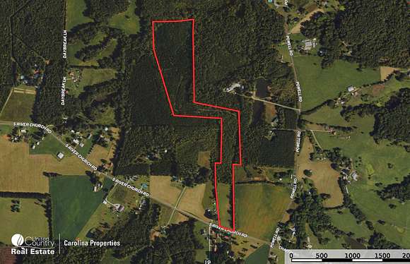 37 Acres of Land for Sale in Woodleaf, North Carolina