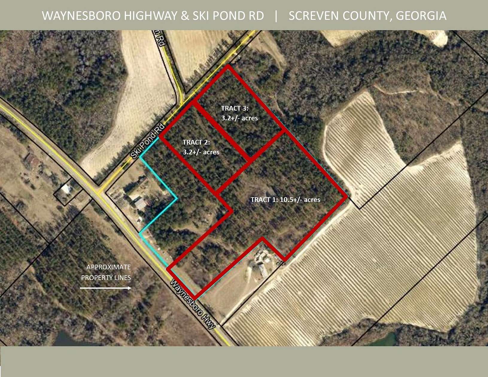 3.2 Acres of Land for Sale in Sylvania, Georgia