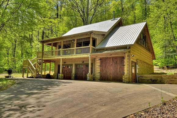 12.8 Acres of Land with Home for Sale in Blue Ridge, Georgia