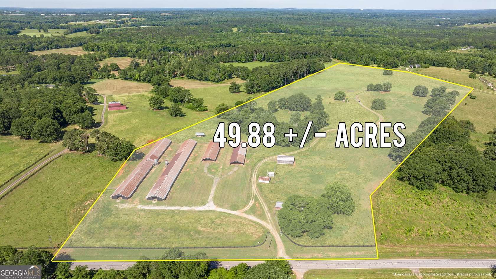 49.88 Acres of Land for Sale in Maysville, Georgia