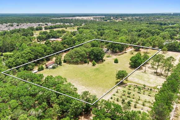 4.4 Acres of Residential Land with Home for Sale in Crestview, Florida