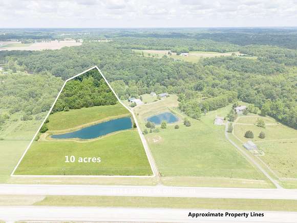 10 Acres of Recreational Land for Sale in Dillsboro, Indiana