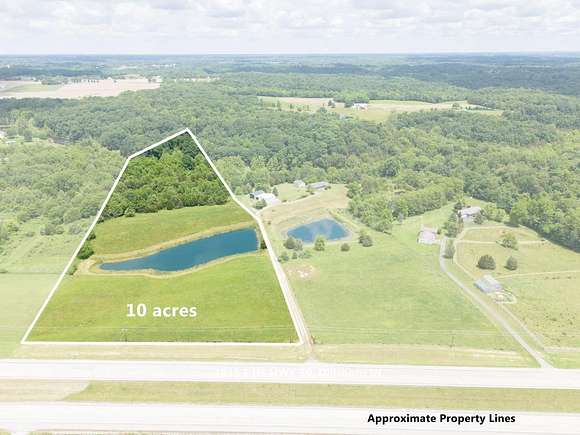 10 Acres of Recreational Land for Sale in Dillsboro, Indiana