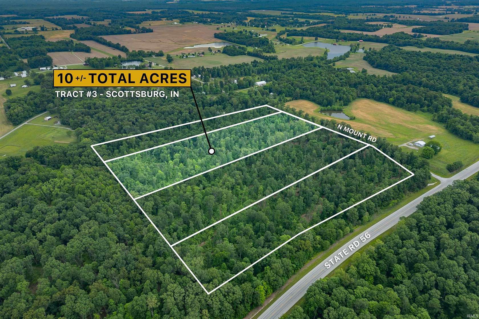 10 Acres of Land for Sale in Scottsburg, Indiana