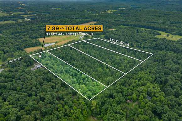7.9 Acres of Land for Sale in Scottsburg, Indiana