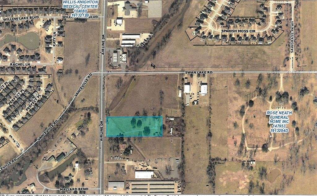 3.271 Acres of Residential Land for Sale in Bossier City, Louisiana