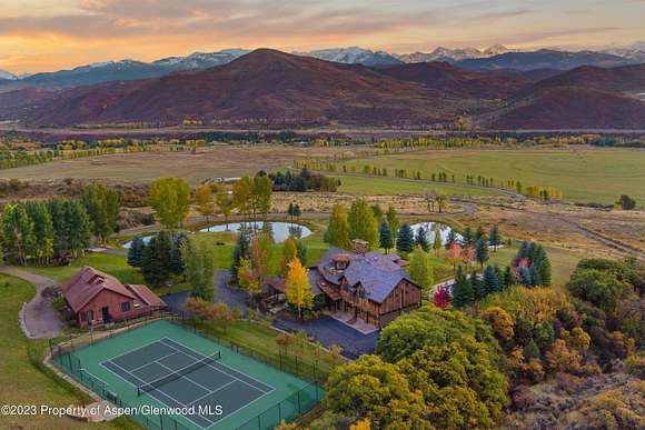 15.3 Acres of Recreational Land with Home for Sale in Woody Creek, Colorado
