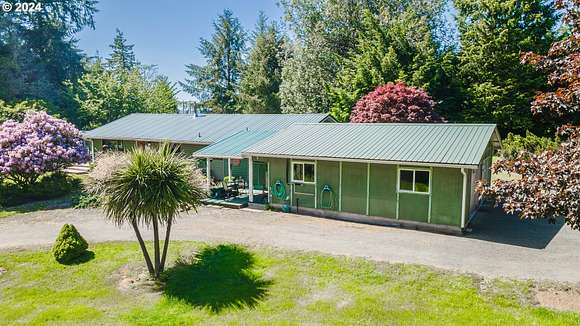 6.4 Acres of Land with Home for Sale in Coos Bay, Oregon