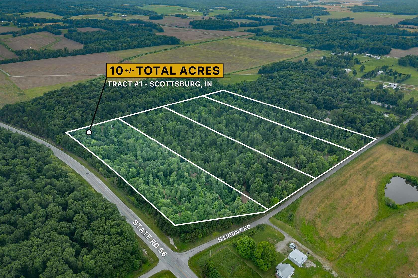 10 Acres of Land for Sale in Scottsburg, Indiana