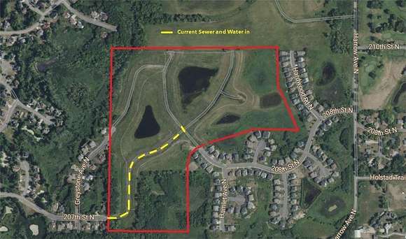 51.48 Acres of Recreational Land for Sale in Forest Lake, Minnesota