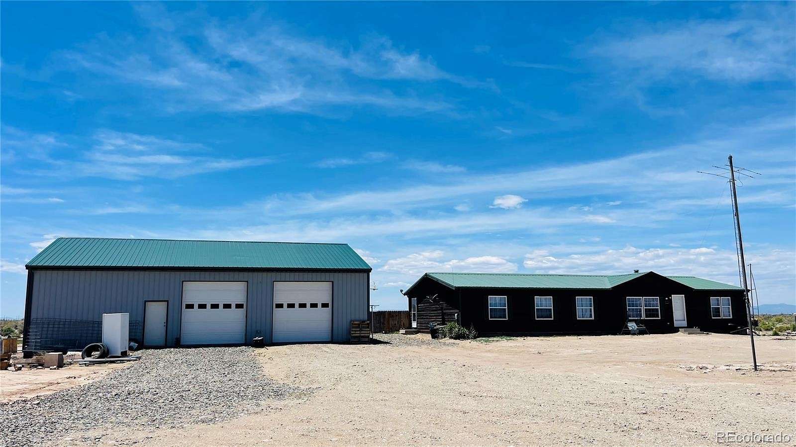 2.5 Acres of Residential Land with Home for Sale in Alamosa, Colorado