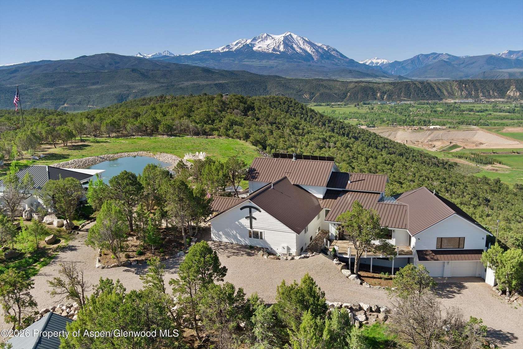 22.7 Acres of Recreational Land with Home for Sale in Carbondale, Colorado