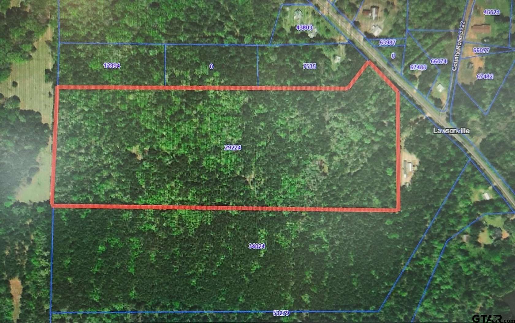 33.3 Acres of Recreational Land for Sale in Mount Enterprise, Texas
