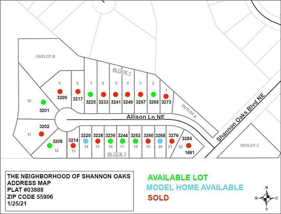 0.25 Acres of Residential Land for Sale in Rochester, Minnesota