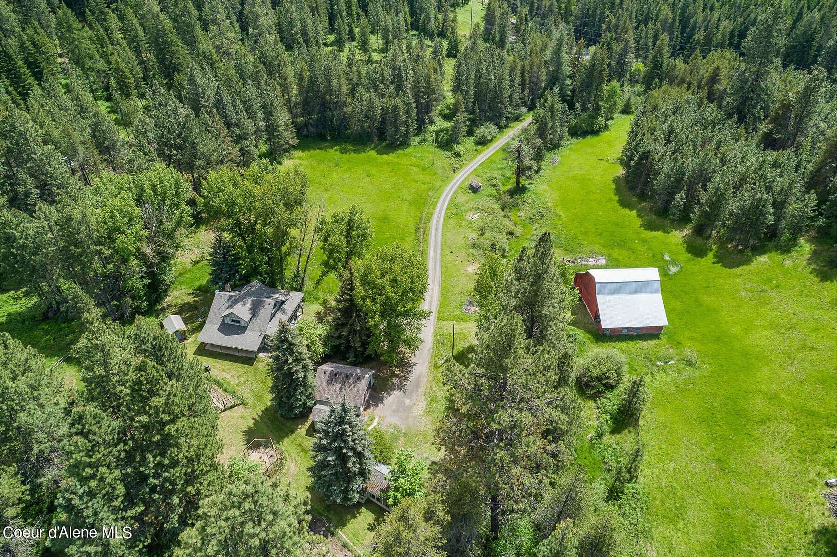 12.9 Acres of Land with Home for Sale in Coeur d'Alene, Idaho