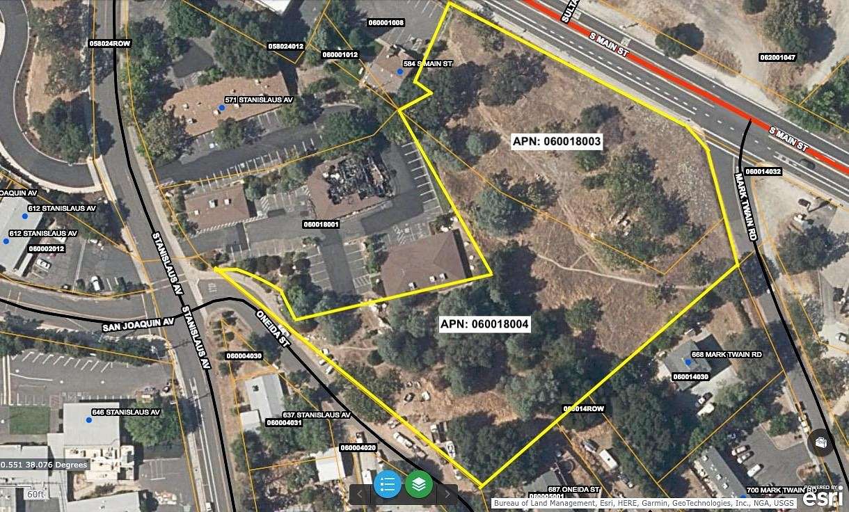 2.99 Acres of Commercial Land for Sale in Angels Camp, California