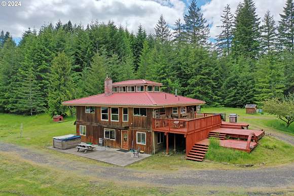 24.7 Acres of Recreational Land with Home for Sale in Vernonia, Oregon