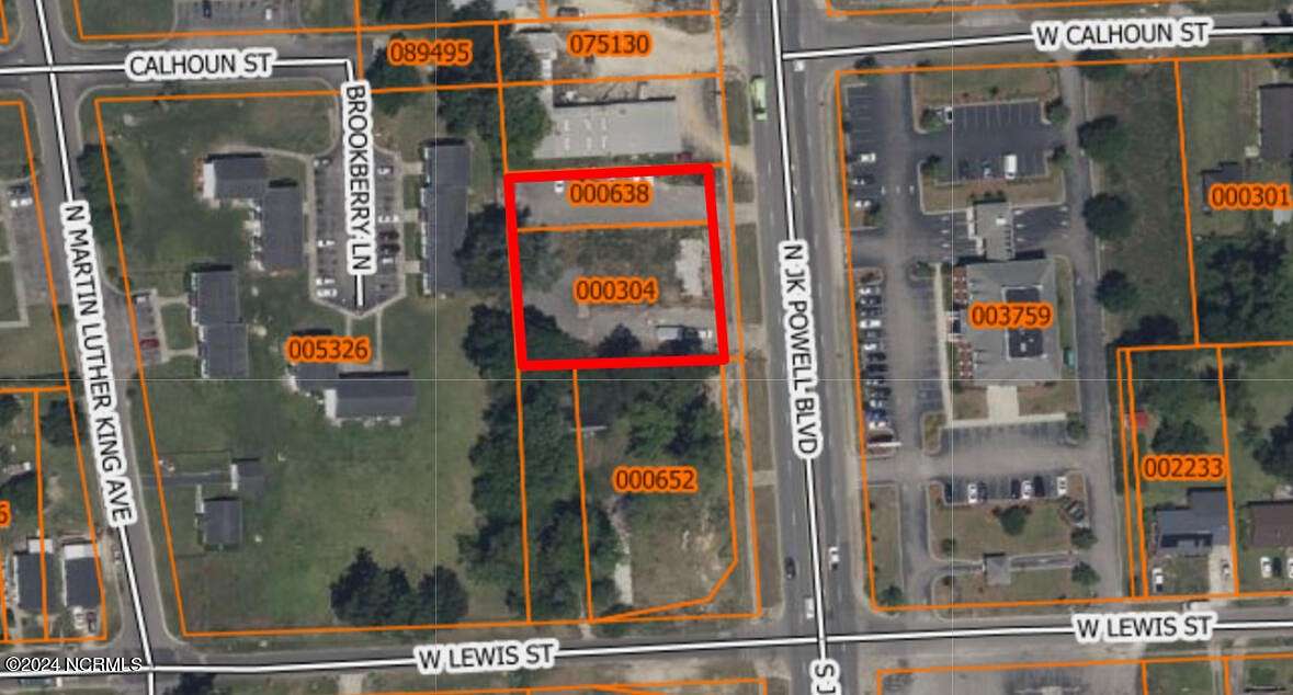0.58 Acres of Commercial Land for Sale in Whiteville, North Carolina