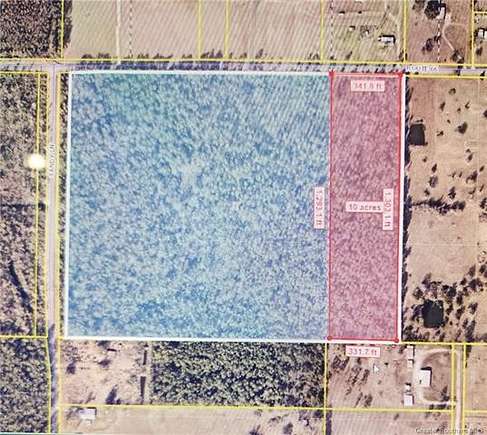 10 Acres of Residential Land for Sale in DeQuincy, Louisiana