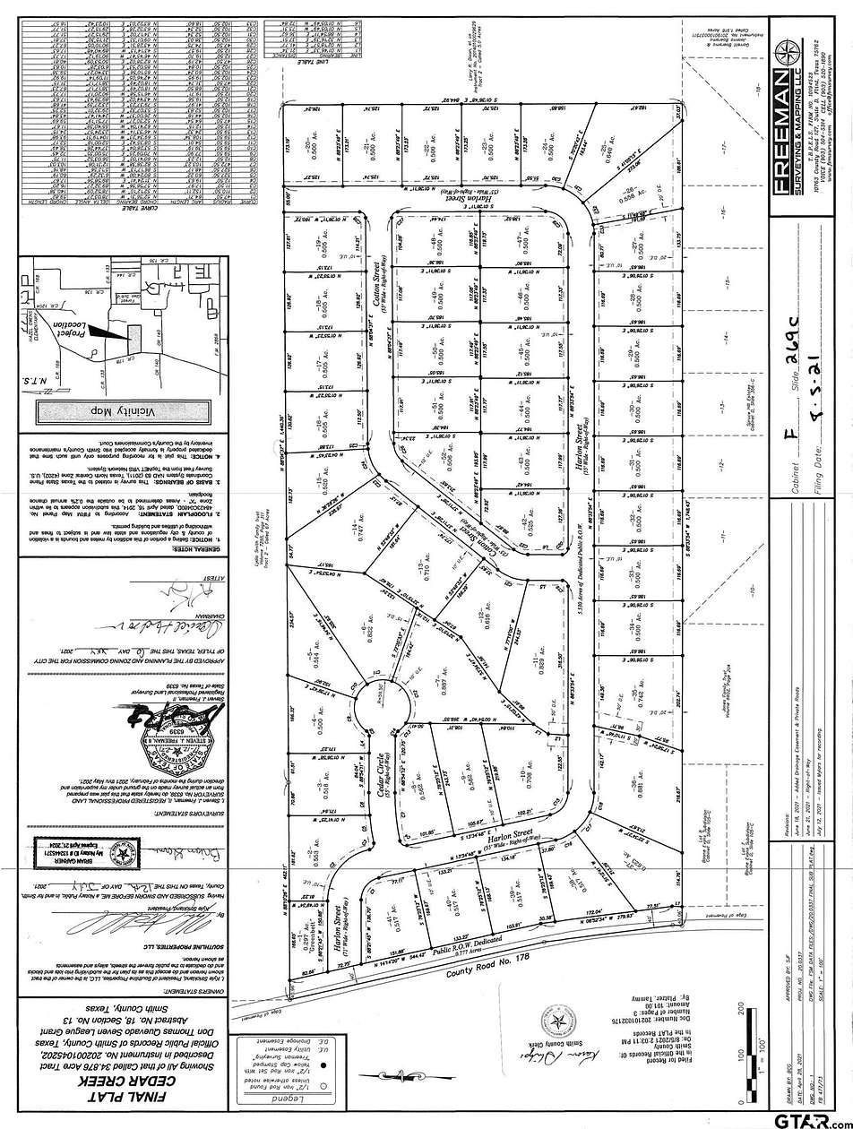 0.5 Acres of Residential Land for Sale in Flint, Texas