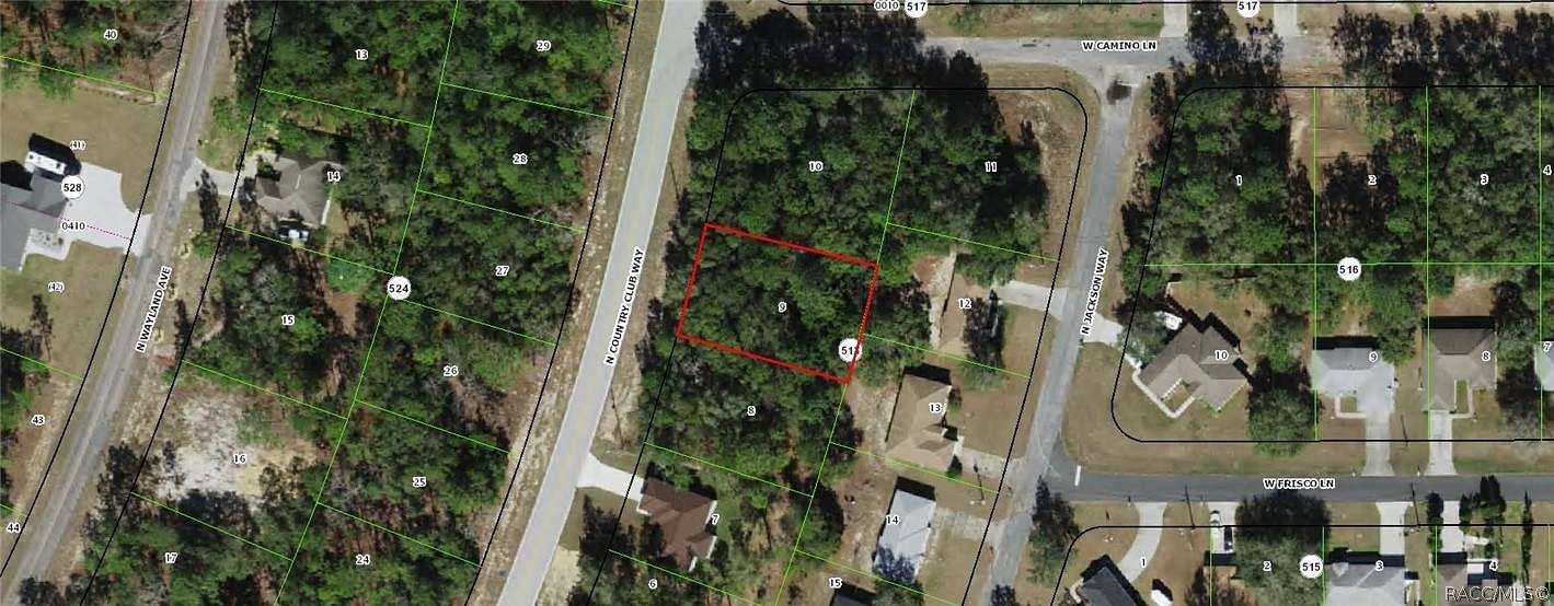 0.24 Acres of Residential Land for Sale in Citrus Springs, Florida