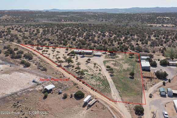 3 Acres of Residential Land with Home for Sale in Aztec, New Mexico