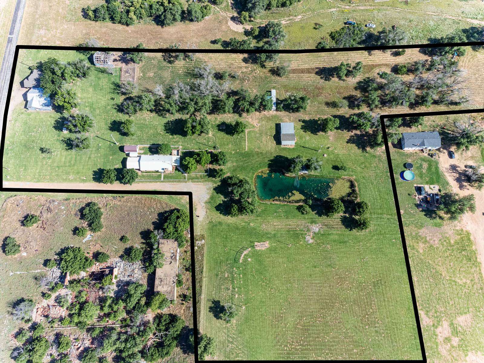 8.65 Acres of Land with Home for Sale in Vernon, Texas