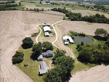 7.5 Acres of Residential Land with Home for Sale in Potosi, Wisconsin