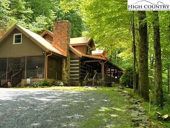 4.9 Acres of Residential Land with Home for Sale in Boone, North Carolina