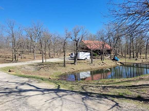 9.8 Acres of Residential Land with Home for Sale in Skiatook, Oklahoma