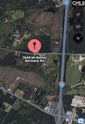 35 Acres of Recreational Land & Farm for Sale in Newberry, South Carolina