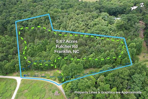 5.7 Acres of Residential Land for Sale in Franklin, North Carolina