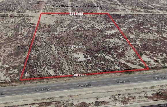 9.6 Acres of Commercial Land for Sale in Lancaster, California