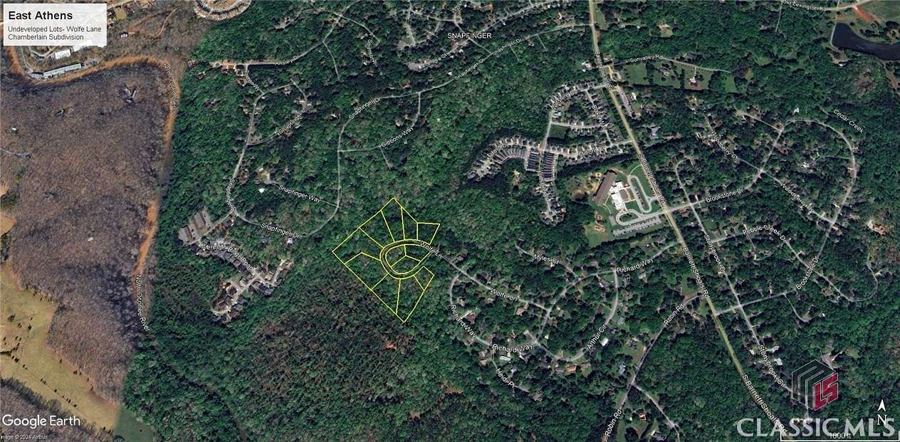 14.9 Acres of Land for Sale in Athens, Georgia