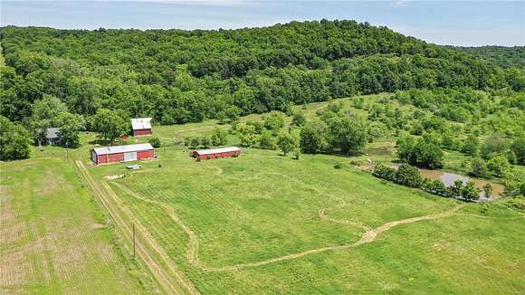 46 Acres of Land with Home for Sale in Kampsville, Illinois