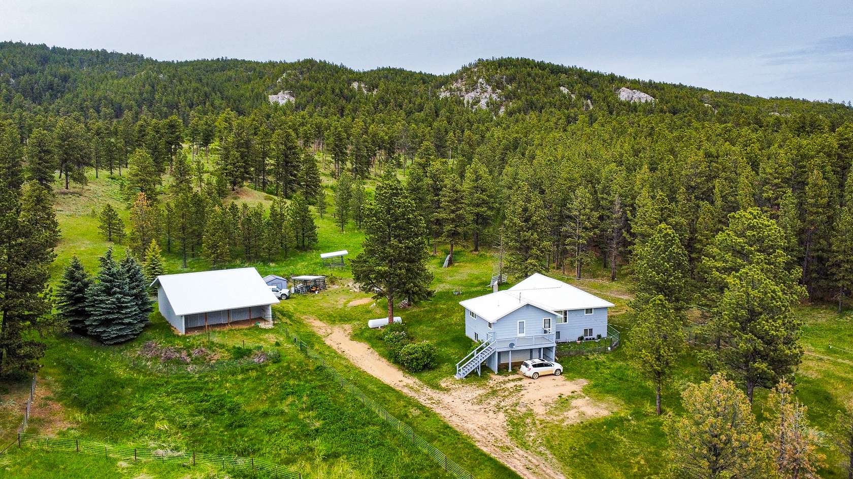 4.55 Acres of Residential Land with Home for Sale in Zortman, Montana