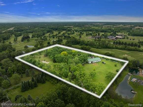 10 Acres of Land with Home for Sale in Plymouth, Michigan
