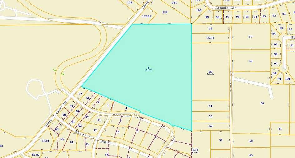 19.43 Acres of Land for Sale in Tupelo, Mississippi