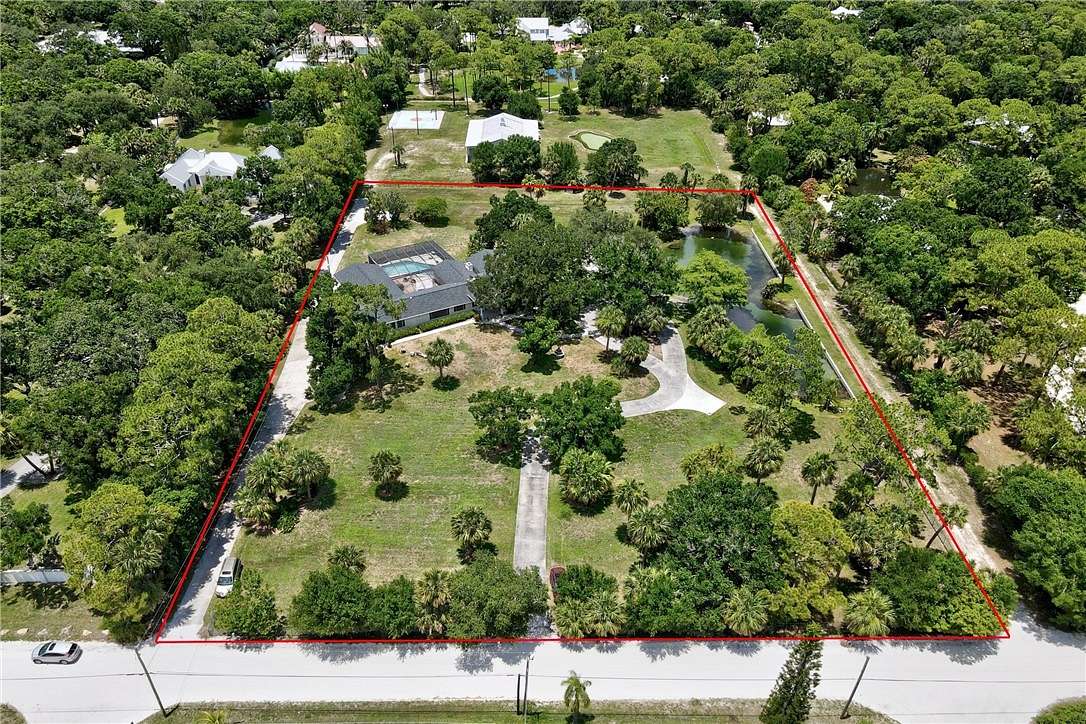 2.96 Acres of Residential Land with Home for Sale in Vero Beach, Florida