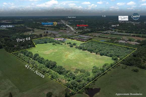 41.4 Acres of Mixed-Use Land for Sale in Canton, Texas