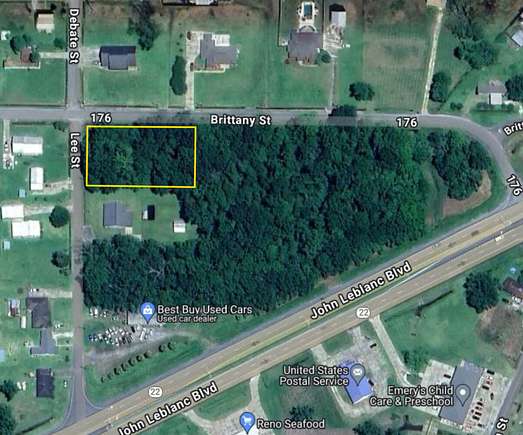 0.84 Acres of Land for Sale in Sorrento, Louisiana